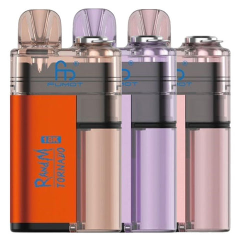 RandM 18000 Fumot Digital Disposable Vape Box of 10