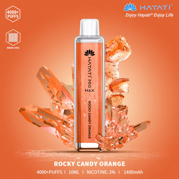 The Hayati Pro Max 4000 Disposable Vape Device 20MG