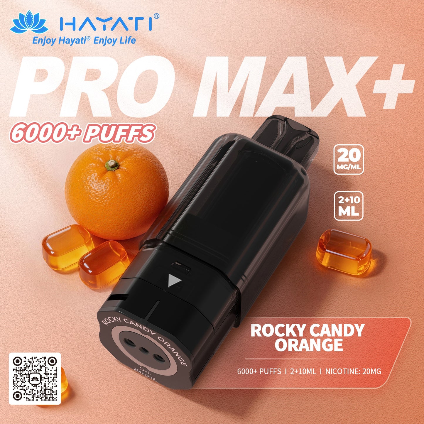 Hayati Pro Max Plus 6000 Rechargeable Replacement Pods