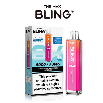 Bling Max 8000 Puffs Prefilled vape Kit - Box Of 5