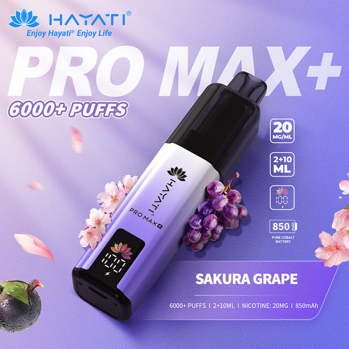 Hayati Pro Max Plus 6000  Rechargeable prefilled Pod Kit ( Pack of 5 )