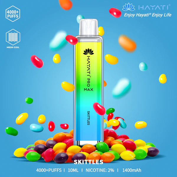 The Hayati Pro Max 4000 Disposable Vape Device 20MG