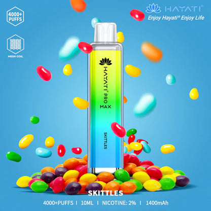 The Hayati Pro Max 4000 Disposable Vape Device 20MG