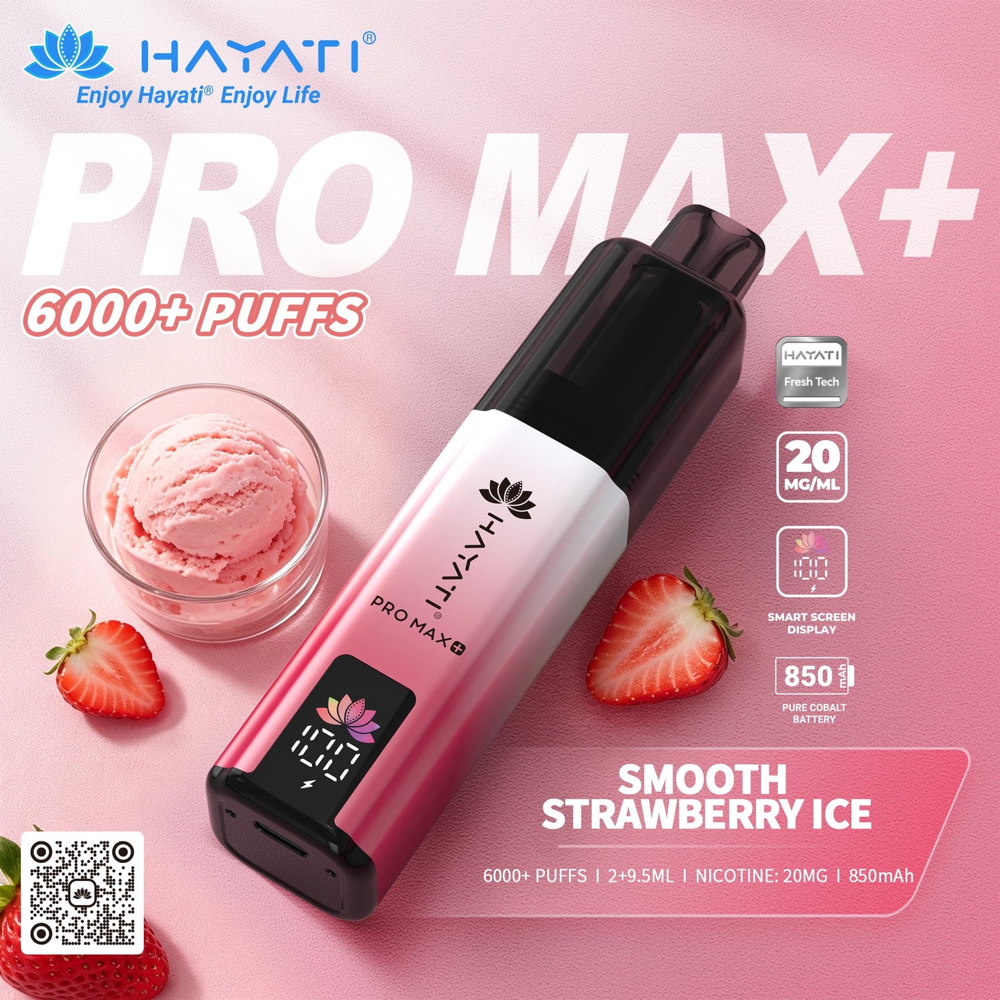 Hayati Pro Max Plus 6000  Rechargeable prefilled Pod Kit ( Pack of 5 )