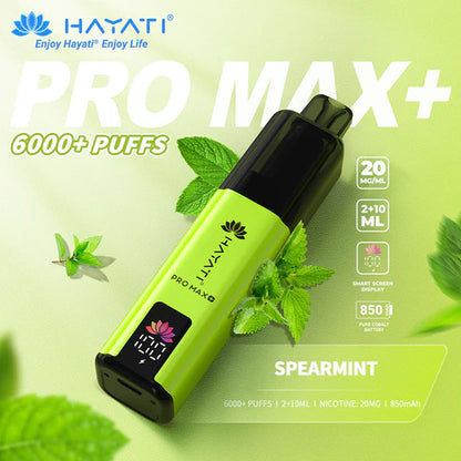 Hayati Pro Max Plus 6000 Rechargeable prefilled Pod Kit