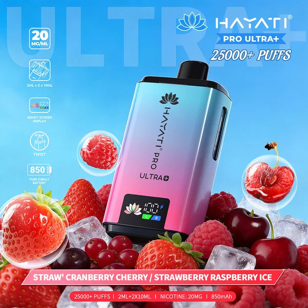 Hayati Pro Ultra Plus 25000  Rechargeable prefilled Pod Kit ( Pack of 5 )