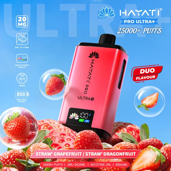 Hayati Pro Ultra Plus 25000  Rechargeable prefilled Pod Kit ( Pack of 5 )