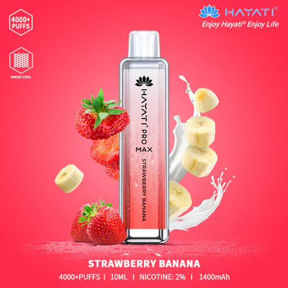 The Hayati Pro Max 4000 Disposable Vape Device 20MG