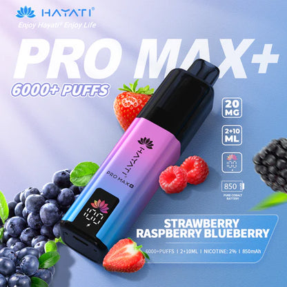 Hayati Pro Max Plus 6000  Rechargeable prefilled Pod Kit ( Pack of 5 )