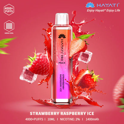 The Hayati Pro Max 4000 Disposable Vape Device 20MG