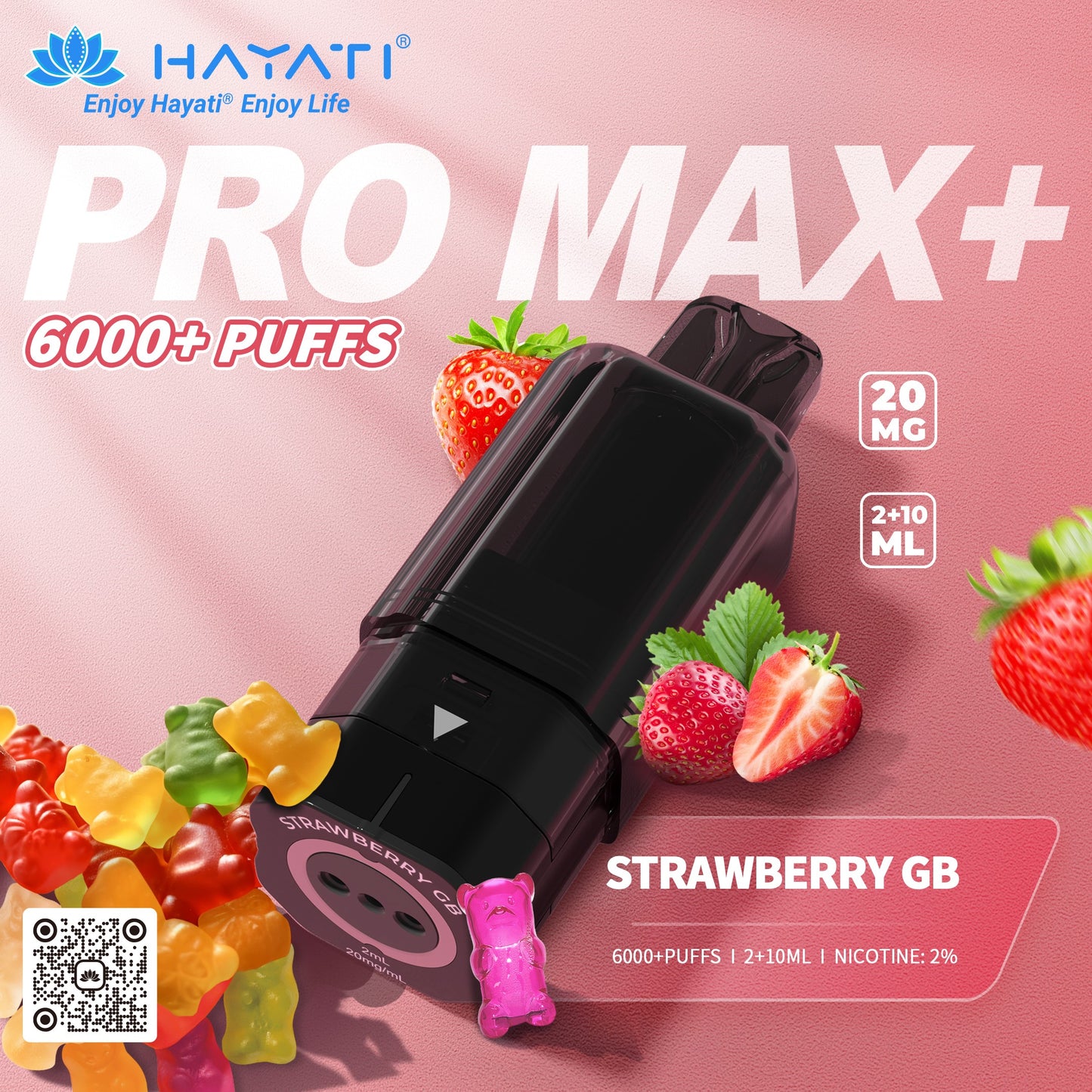 Hayati Pro Max Plus 6000 Rechargeable Replacement Pods