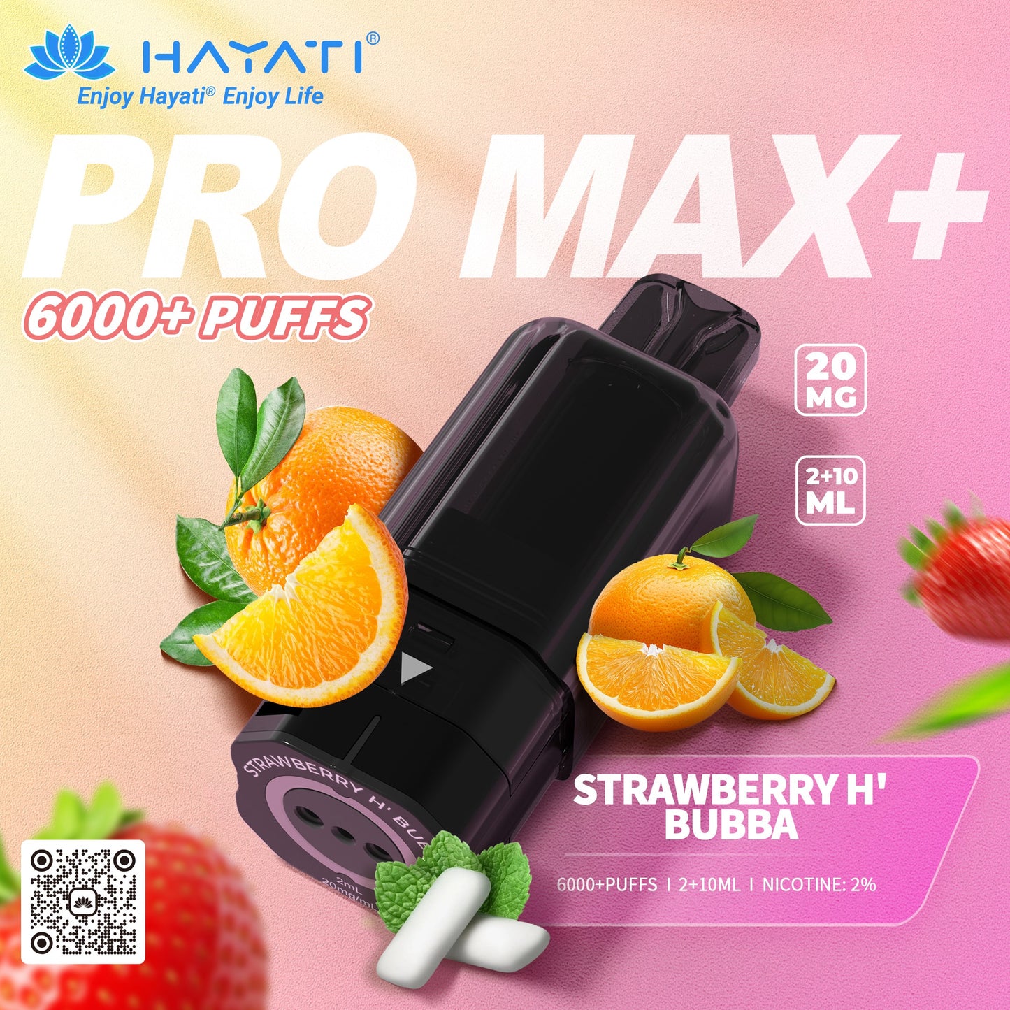 Hayati Pro Max Plus 6000 Rechargeable Replacement Pods