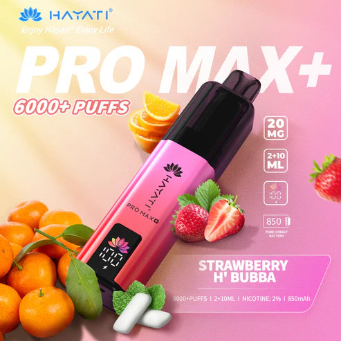 Hayati Pro Max Plus 6000  Rechargeable prefilled Pod Kit ( Pack of 5 )