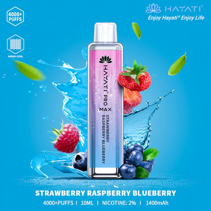 The Hayati Pro Max 4000 Disposable Vape Device 20MG