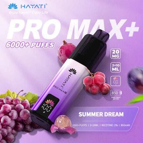 Hayati Pro Max Plus 6000  Rechargeable prefilled Pod Kit ( Pack of 5 )