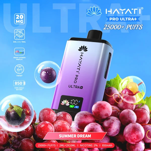 Hayati Pro Ultra Plus 25000  Rechargeable prefilled Pod Kit ( Pack of 5 )