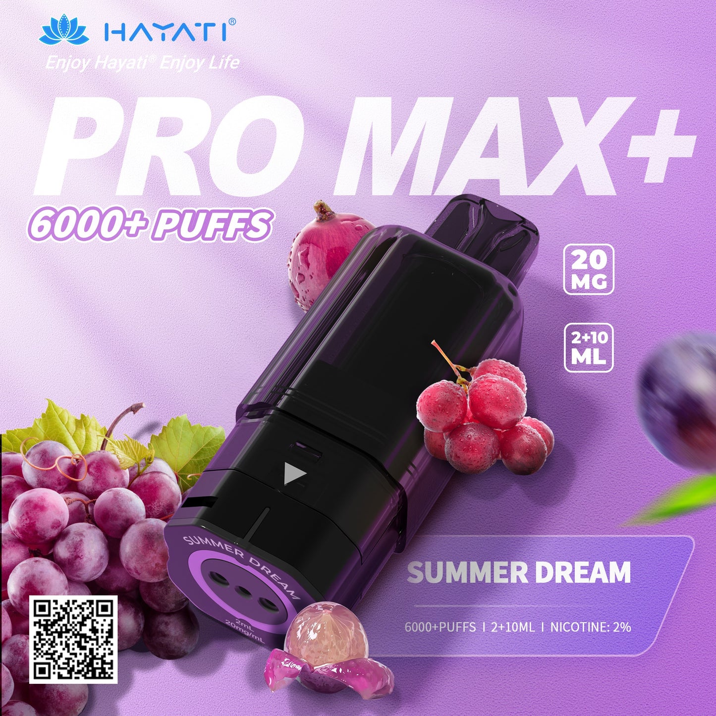 Hayati Pro Max Plus 6000 Rechargeable Replacement Pods