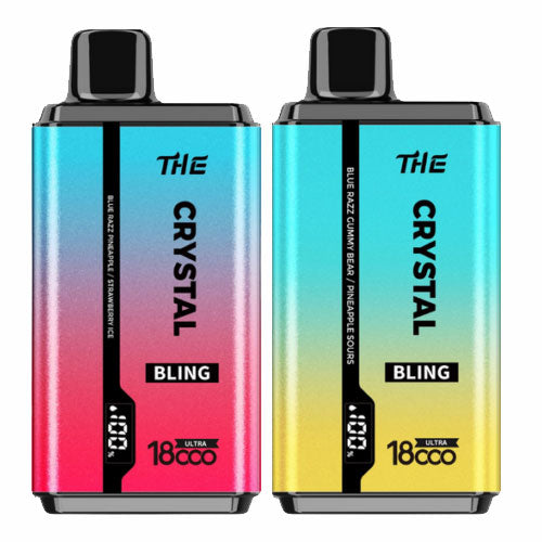 The Crystal Bling Ultra 18000 Disposable Vape - Box of 10