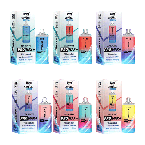 The Crystal Pro Max Plus 10000 Disposable Vape Pod 20MG