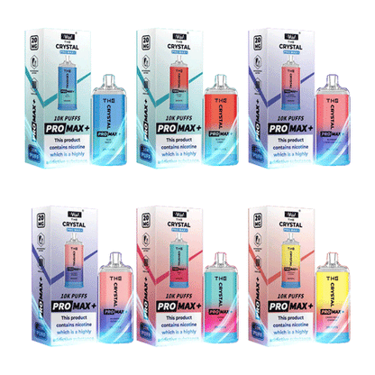The Crystal Pro Max Plus 10000 Disposable Vape Pod 20MG