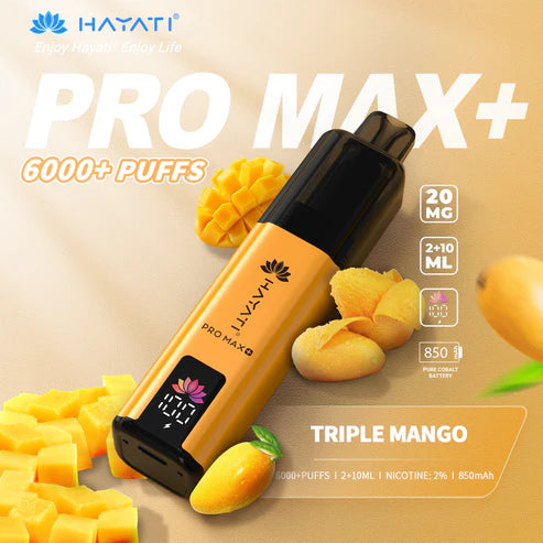 Hayati Pro Max Plus 6000 Rechargeable prefilled Pod Kit