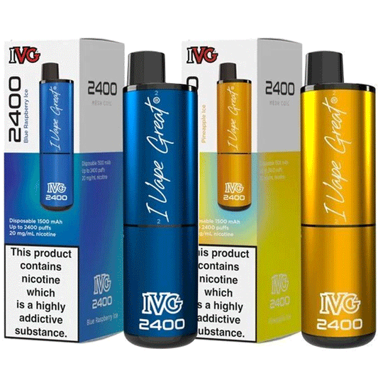 Ivg 2400 Disposable Vape Pod Pack of 5
