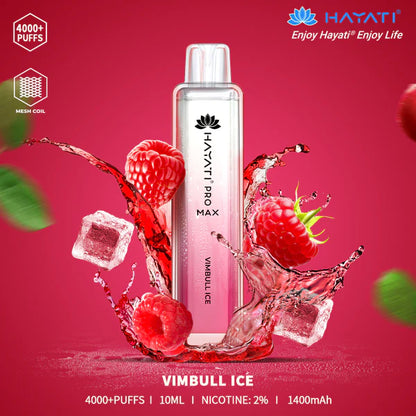 The Hayati Pro Max 4000 Disposable Vape Device 20MG