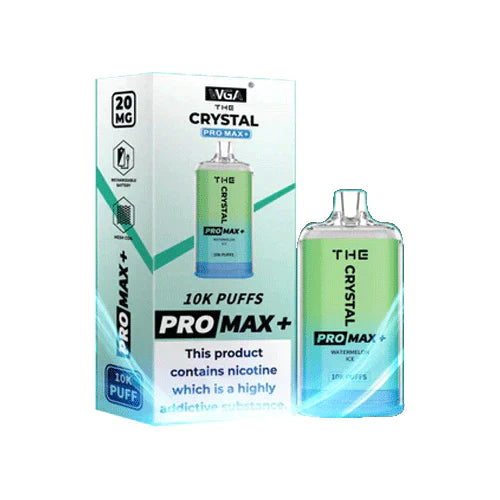 The Crystal Pro Max Plus 10000 Disposable Vape Pod 20MG