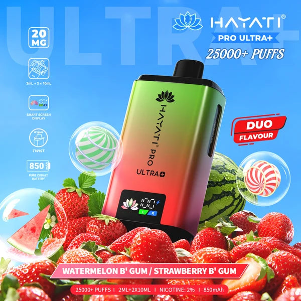 Hayati Pro Ultra Plus 25000  Rechargeable prefilled Pod Kit ( Pack of 5 )