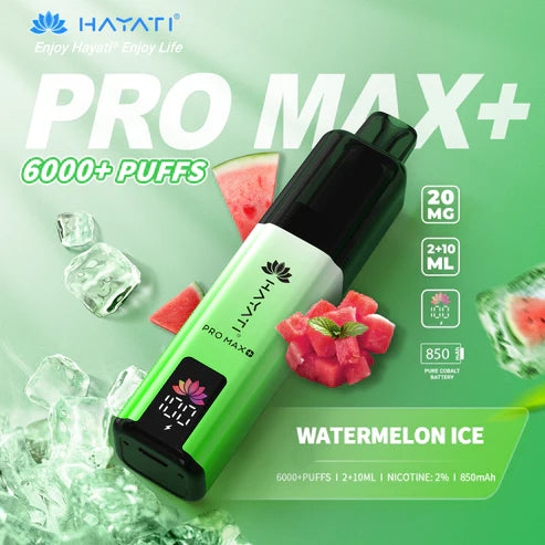 Hayati Pro Max Plus 6000 Rechargeable prefilled Pod Kit