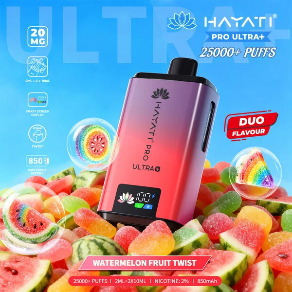 Hayati Pro Ultra Plus 25000  Rechargeable prefilled Pod Kit ( Pack of 5 )