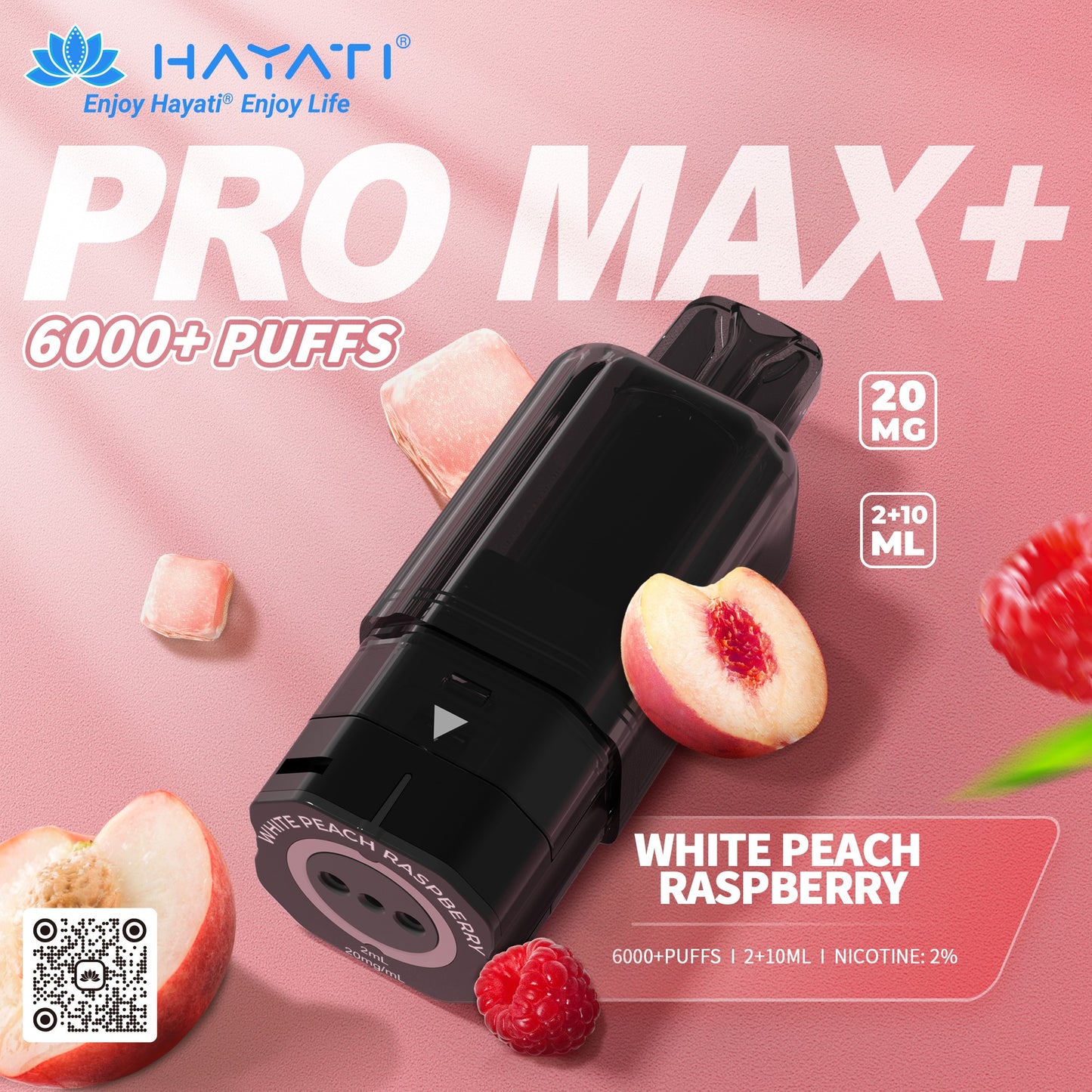 Hayati Pro Max Plus 6000 Rechargeable Replacement Pods