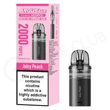 Argus Bar Neon 2000 Prefilled Pod Juicy Peach Flavour