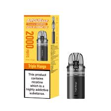 Argus Bar Neon 2000 Prefilled Pod Triple Mango Flavour