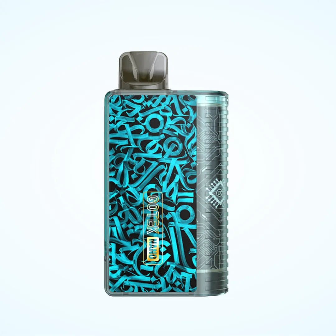 Letters / Green coloured Aspire Gotek Nano Pod Vape Kit