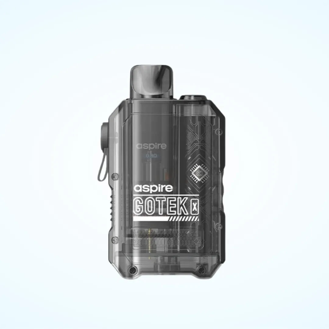 Black coloured Aspire Gotek X Vape Kit