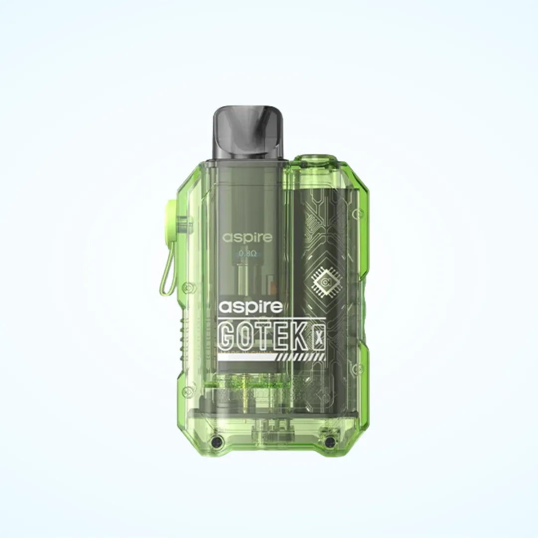 Green coloured Aspire Gotek X Vape Kit