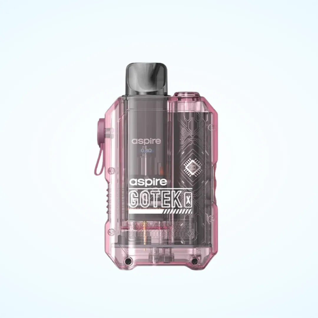 Pink coloured Aspire Gotek X Vape Kit