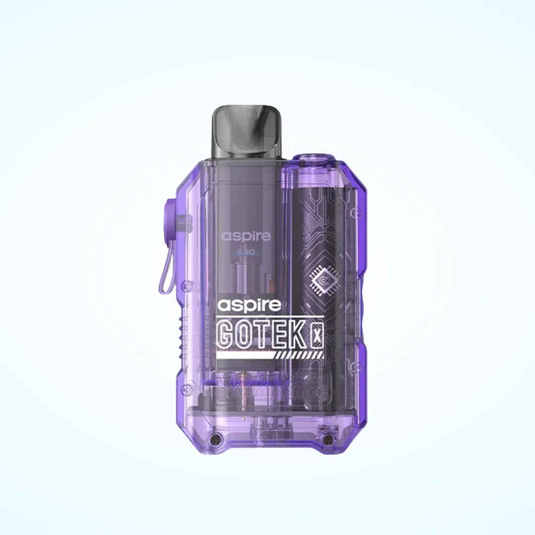 Violet coloured Aspire Gotek X Vape Kit