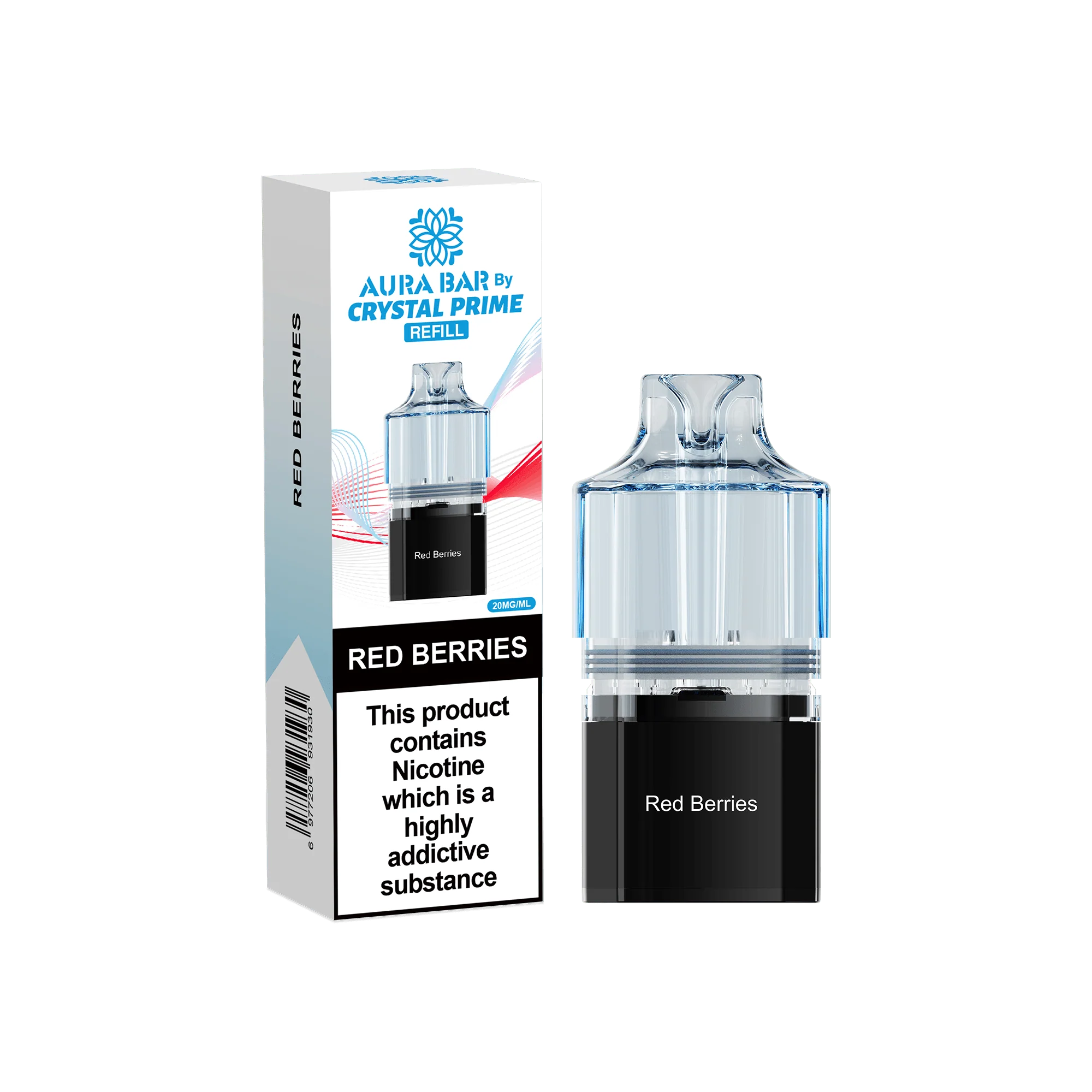 Aura Bar Crystal Prime 10K replacement Pod