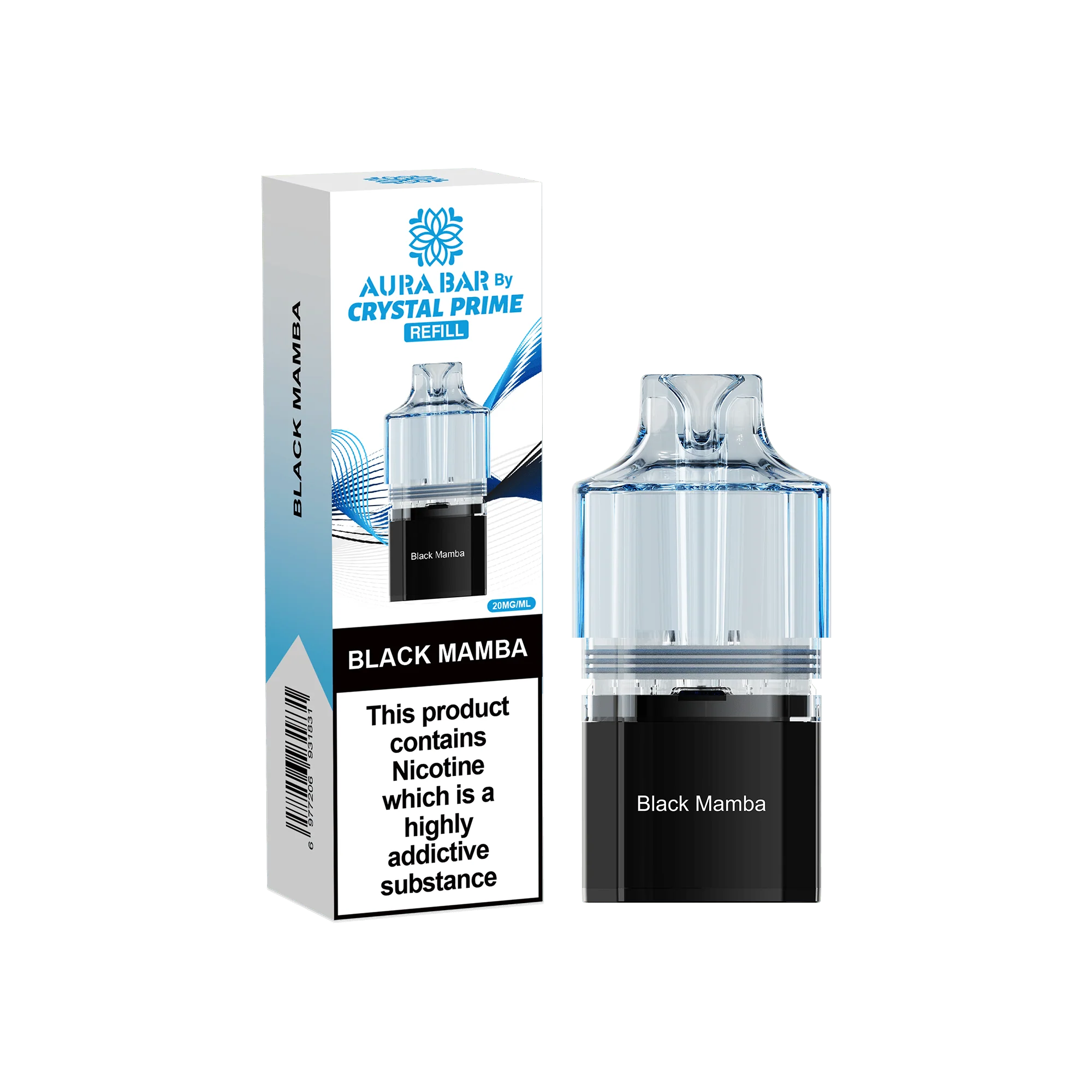 Aura Bar Crystal Prime 10K replacement Pod