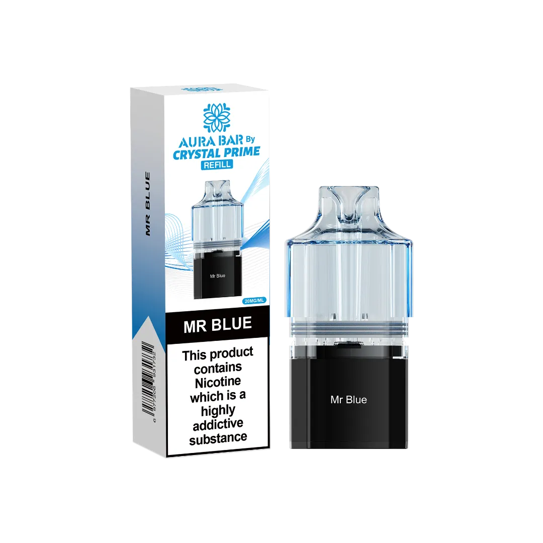 Aura Bar Crystal Prime 10K replacement Pod
