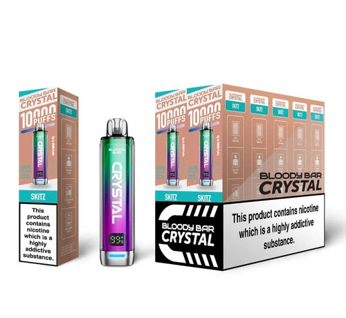 Sktiz flavoured Bloody Bar 10K Prefilled Vape Kit in Light Brown Colour