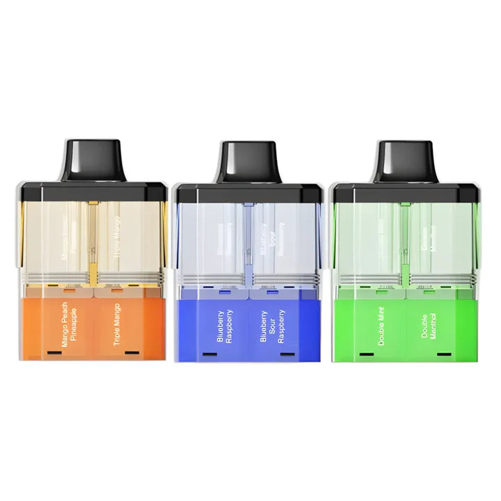 Orange Lime & Oasis flavoured Crystal Galaxy Focus 2 Replacement Pod