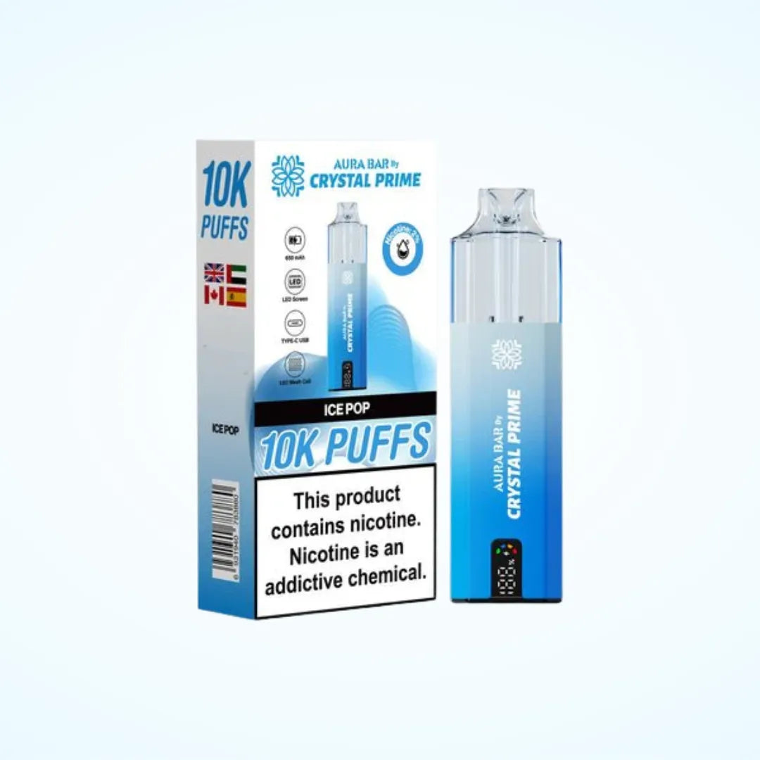 Ice Pop flavour Crystal Prime 10000 Puffs Vape Kit