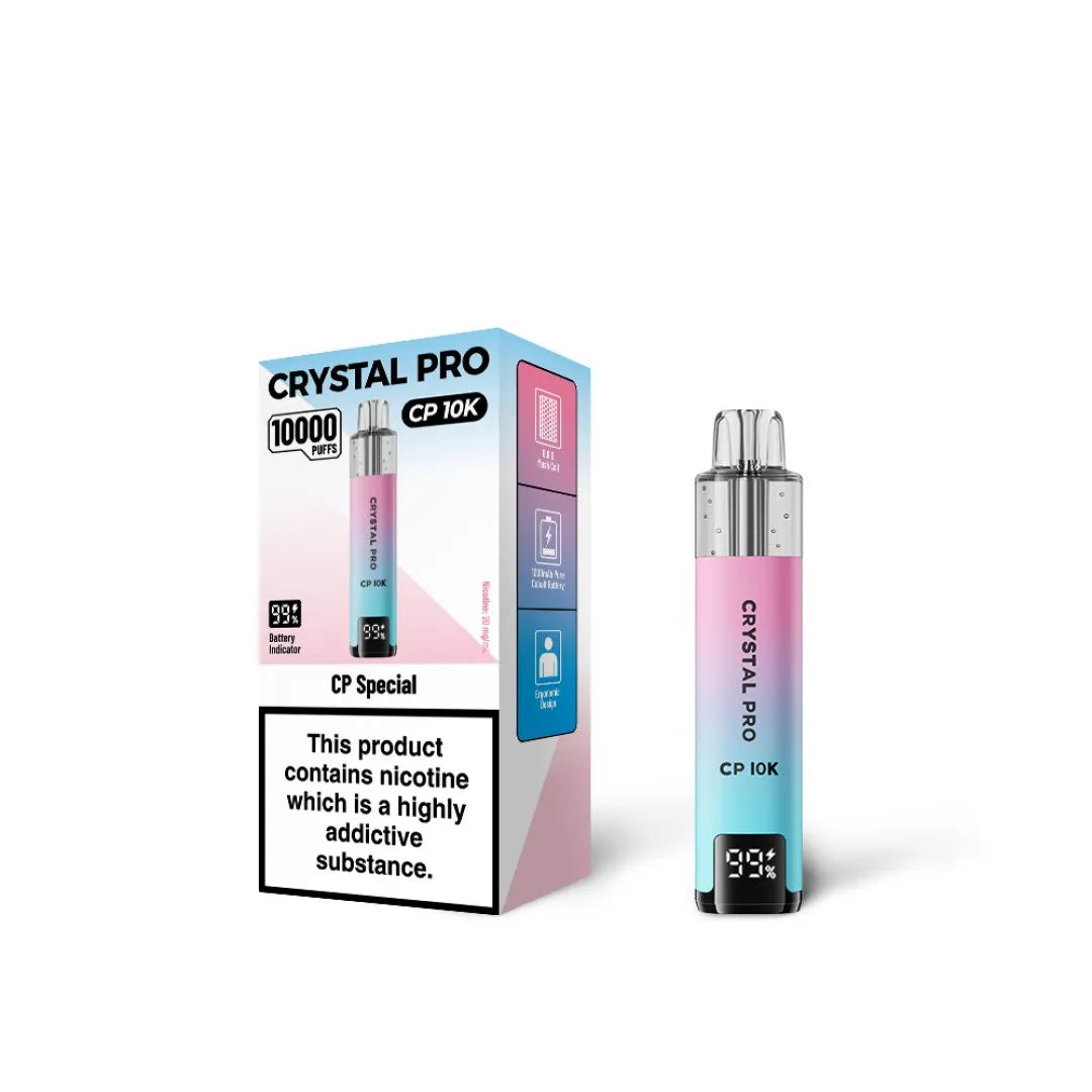 CP Special flavoured Crystal Pro CP 10K in Pink and Blue