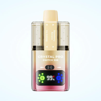 Banana Ice / Strawberry Banana flavoured Crystal Pro Switch 30K Vape Kit
