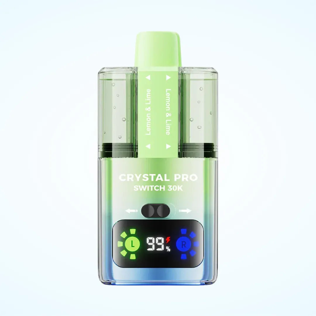 Lemon & Lime flavoured Crystal Pro Switch 30K Vape Kit