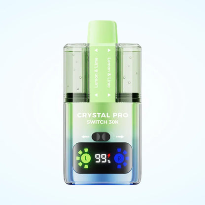 Lemon & Lime flavoured Crystal Pro Switch 30K Vape Kit