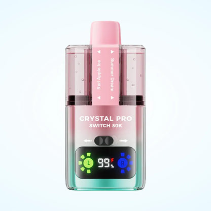 Red Apple Ice / Summer Dream flavoured Crystal Pro Switch 30K Vape Kit